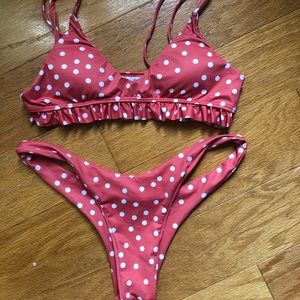 Polka dot bikini